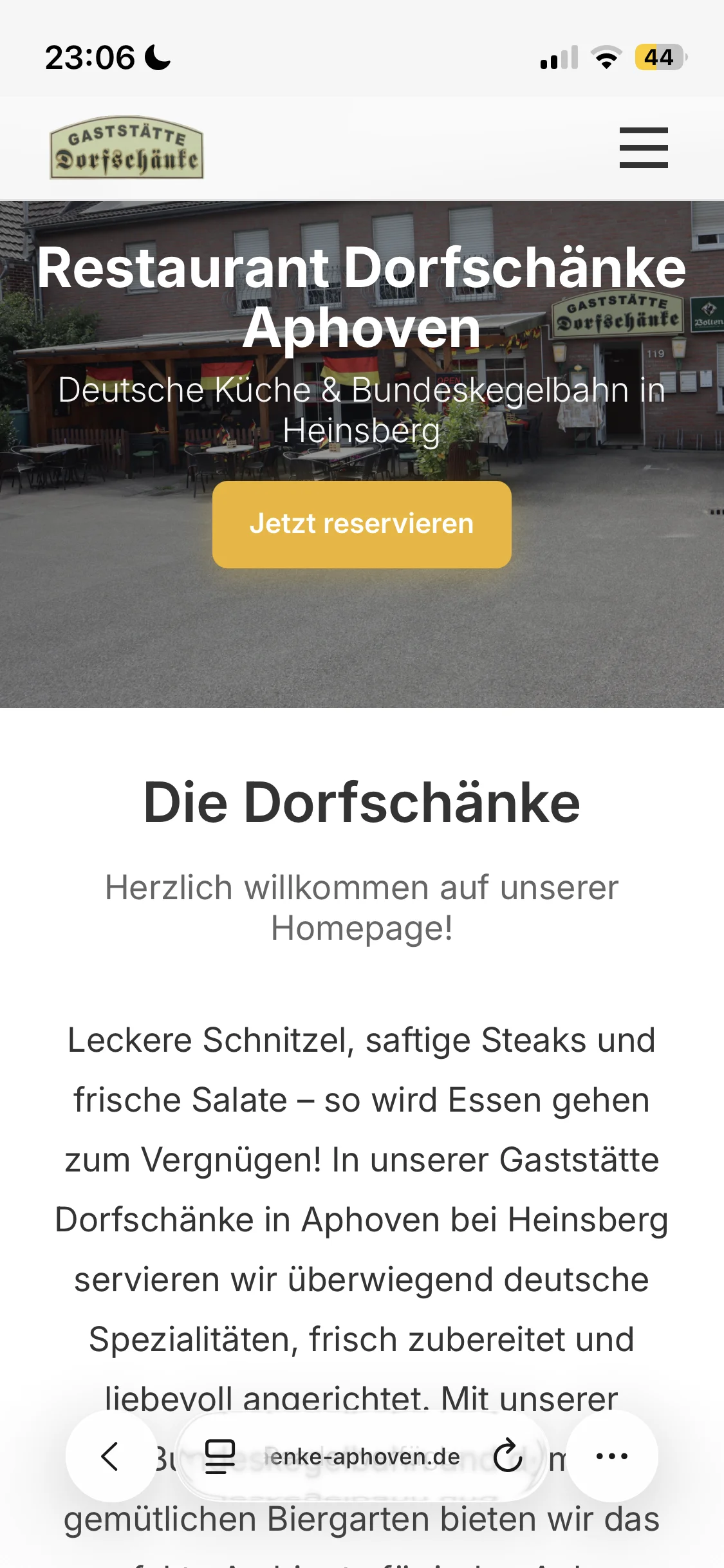 Dorfschänke Aphoven Mobile